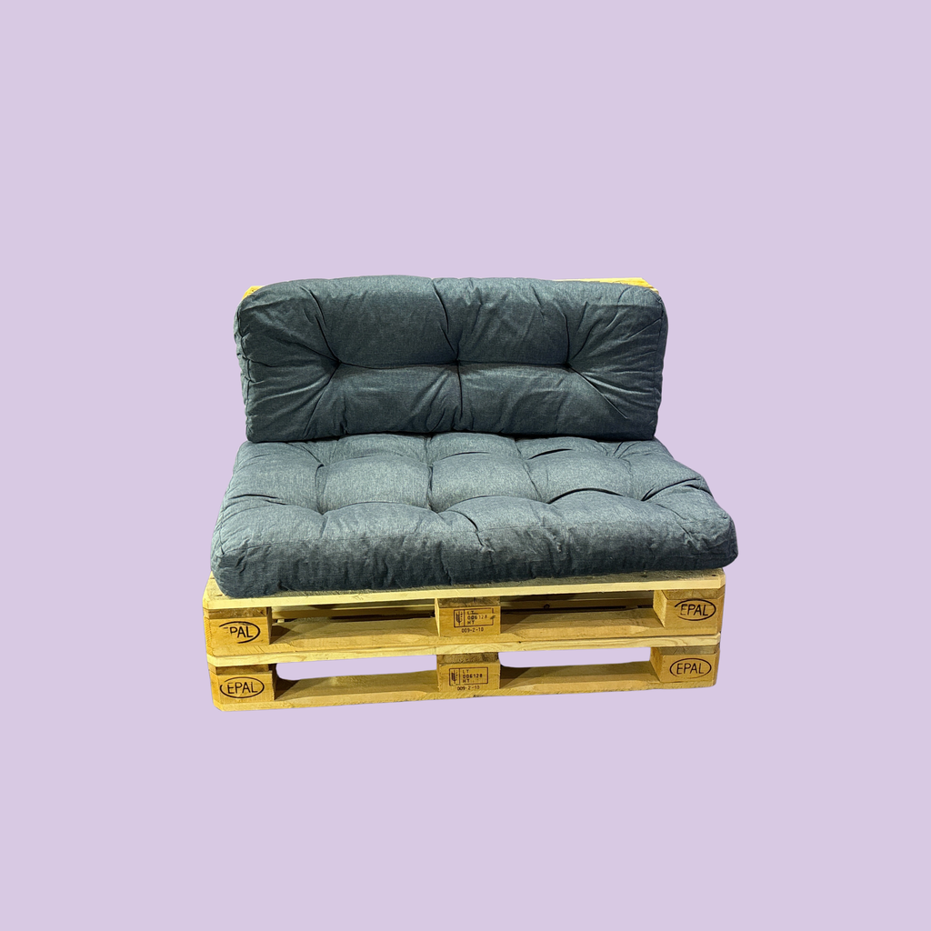 Pallesofa Modul Blå Puter